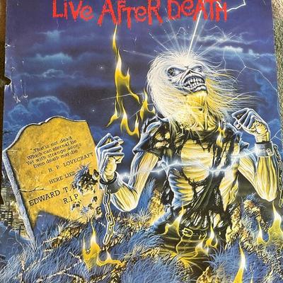 Iron Maiden Live After Death 1985 Poster Eddie - Derek Riggs