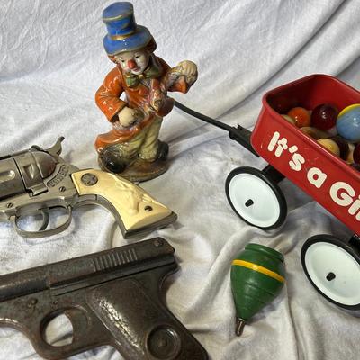 Vintage Toy Pistols - Marbles - More