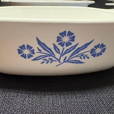 Vintage Blue Cornflower Corning Ware