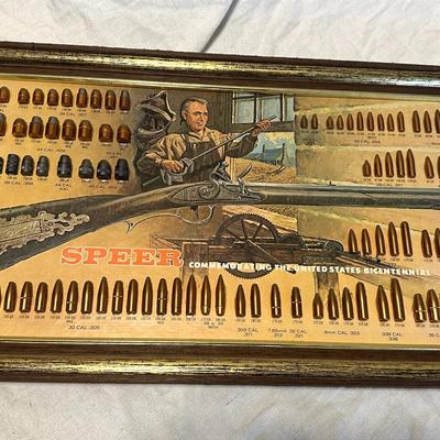 Speer Bicentennial Bullet Board