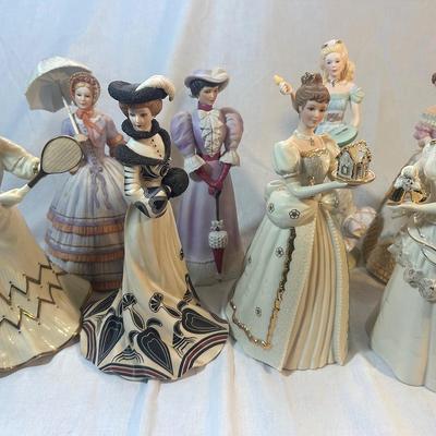 9 Lenox Porcelain Figurines