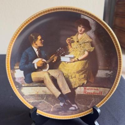 Norman Rockwell "Pondering on the Porch" Rediscovered Women Collection