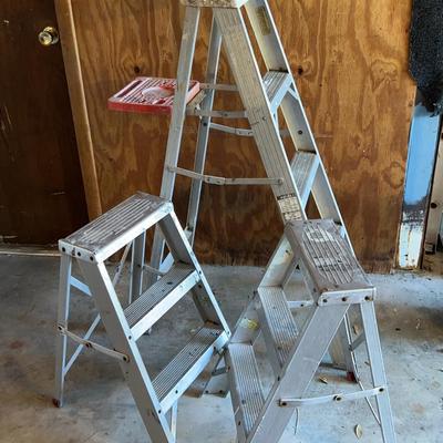 4ft Ladder + Two 2ft Step Ladders 