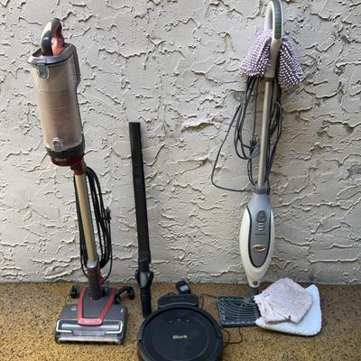 Shark ION Wi-Fi Connected Robot Vacuum RV765, Shark Duo Vacuum, & Shark Steam Cleaner/Mop