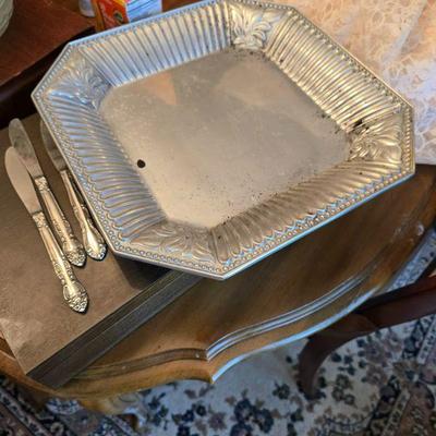 Lenox silver platter 