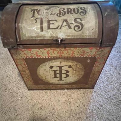 Antique tea box