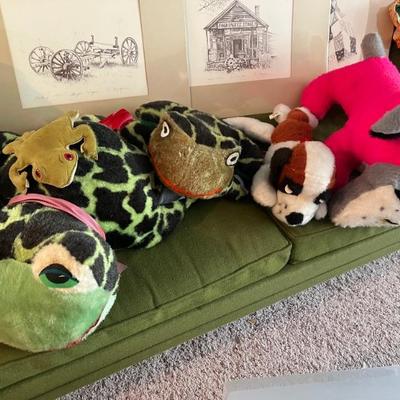Vintage stuffed animals