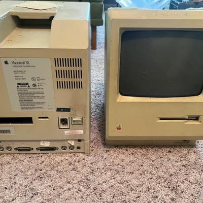Vintage Apple Macintosh computers
