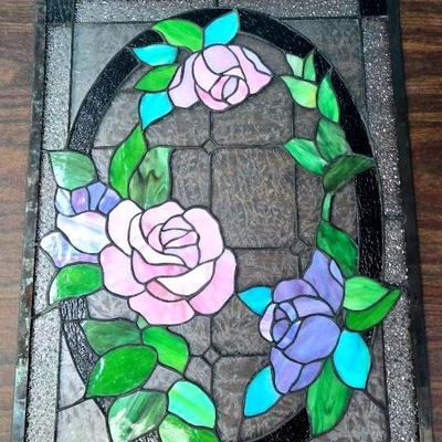 Hanging Stained Glass Panel
