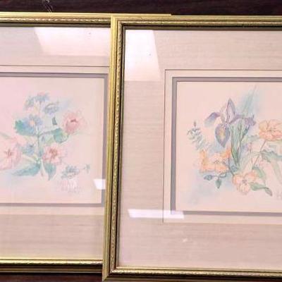 "M. Parker" Watercolor Art Collection 