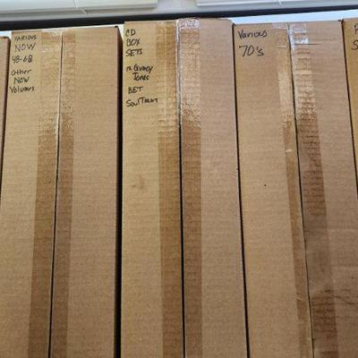 These boxes are full of CD's (pic to match each set of boxes will follow directly with the picture) Approx 2500 CDs. We are selling...