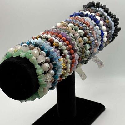 Assorted beaded bracelet collection