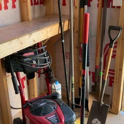 Craftsman pressure washer and garden tools collection