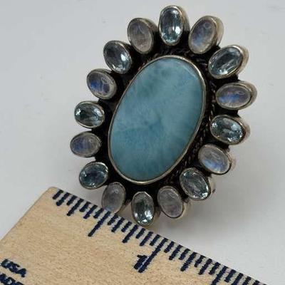 Elegant turquoise jewelry set