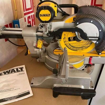Dewalt miter saw with manual