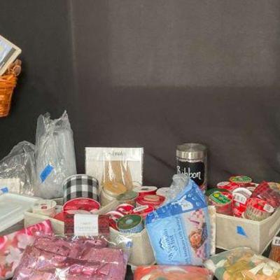Holiday gift supplies and d cor