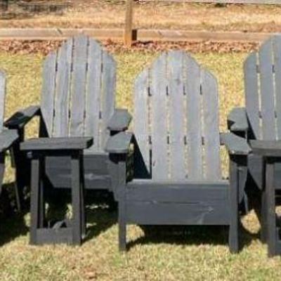 Adirondack chairs set 6) and tables (3)