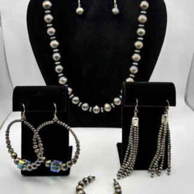 Handmade natice american beads and sterling