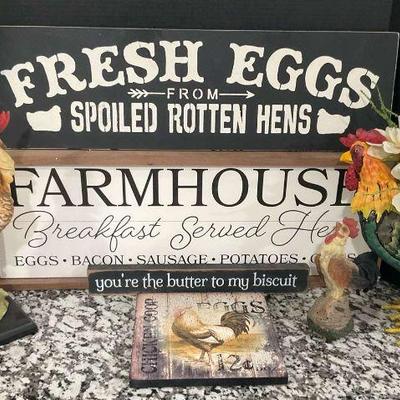 Farmhouse rooster kitchen d cor bundle