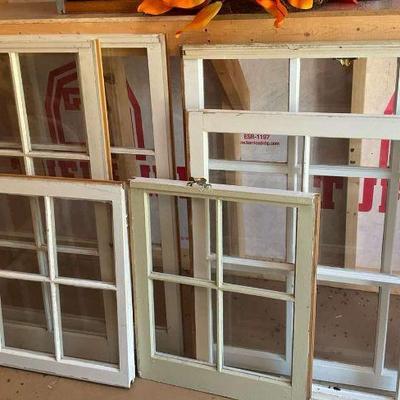 Vintage window frames