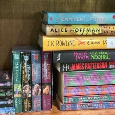 Fantasy fiction book lot – harry potter, tolkien, dresden files & more