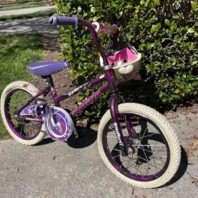 Magna Star Burst 16" Children's Bike With Helmet