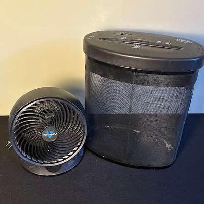 Vornado Fan and Staples Shedder