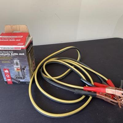 Hydraulic Bottle Jack And Starter Cables