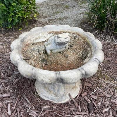 Cement fountain 