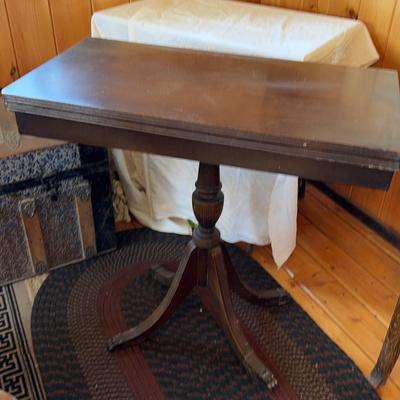 Foldout Side Table With Monster Feet