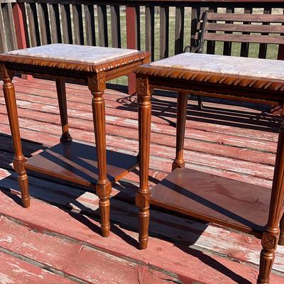 Two matched End Tables 