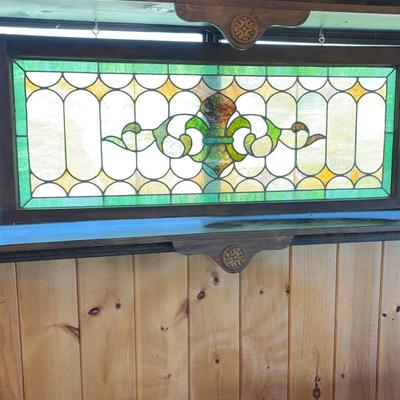 Stained Glass Window Pane. 