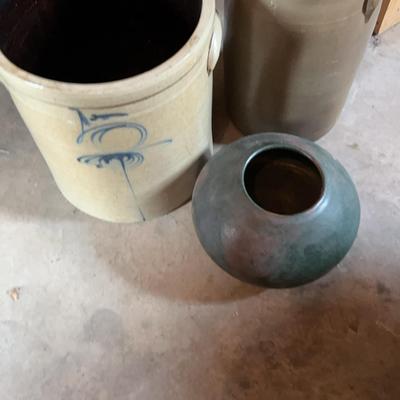 3 Gal Crock, Bruce Robinson Pot, 5 Gal Crock