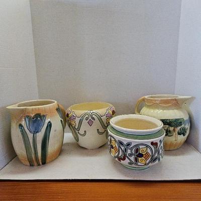 Collection Of Early Roseville Vases & Pots