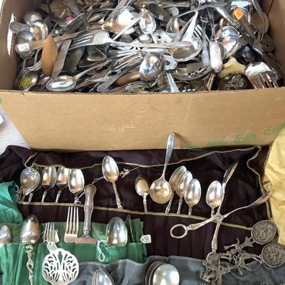Silver Utensils Lot