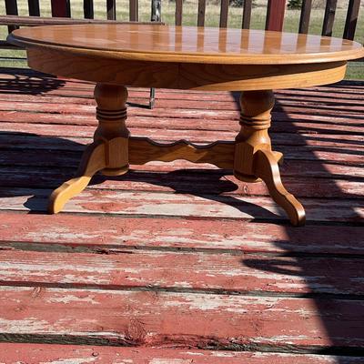 Oval Shaped Coffee Table