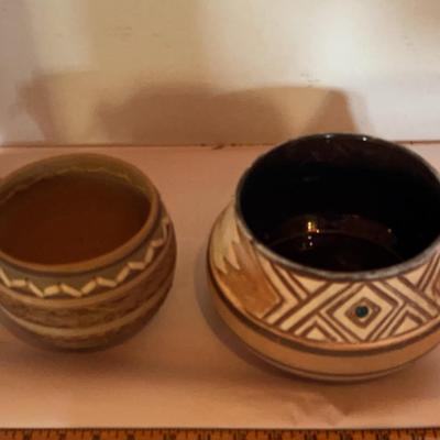 2 Southwestern Themed Pottery 
