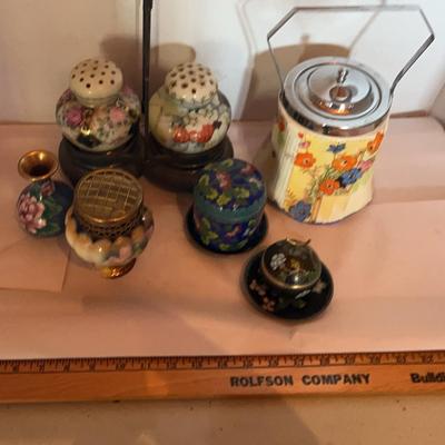 Assorted Small Porcelain Cups & Containers 