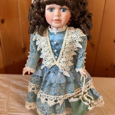 Victorian Style Brunette Doll