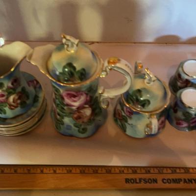 Floral Porcelain Tea Set 