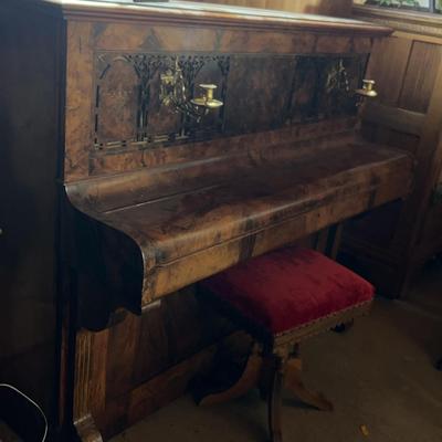 Piano (working) Bench, Piano photo