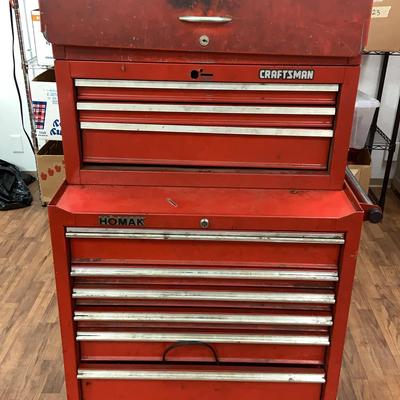 Craftsman Rolling Tool Box with Tools