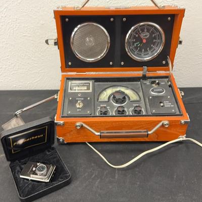Spirit Of St. Louis Radio Alarm Clock & Prometheus Clock Lighter