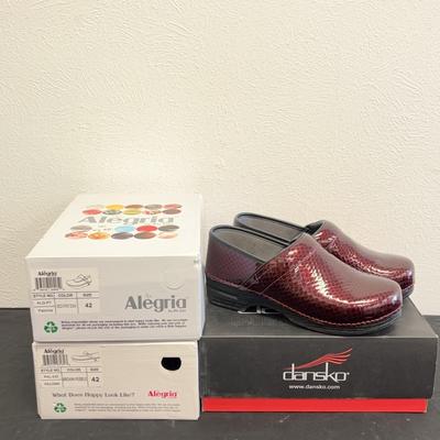 Brand New Dansko & 2 Pairs Of Alegria Shoes 