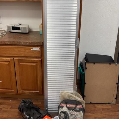 Loading Ramp, Tire Chains And Motocross Clothes