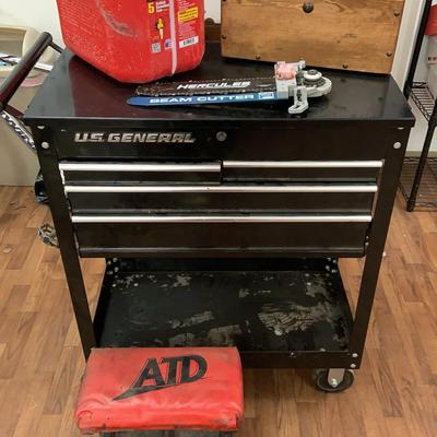 Rolling Tool Cart W/ Extras