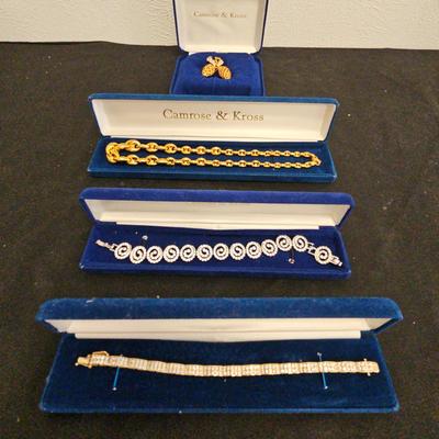 Camrose & Kross Brooch, Bracelet & 2 Bracelets