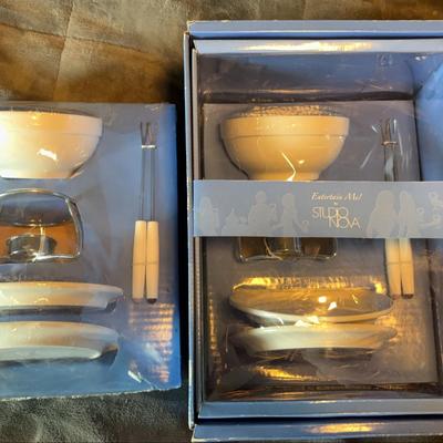 2 Brand New Small Fondu Sets