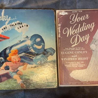 Sparky And The Talking Train And Your Wedding Day Vinyl Records 