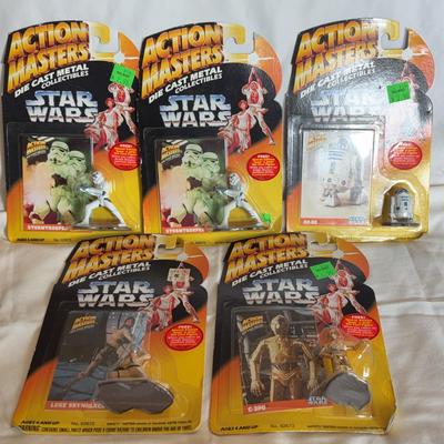 Vintage Star Wars Die Cast Metal Collectibles